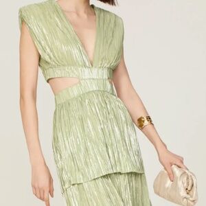 ISO lime/Chartreuse long dress